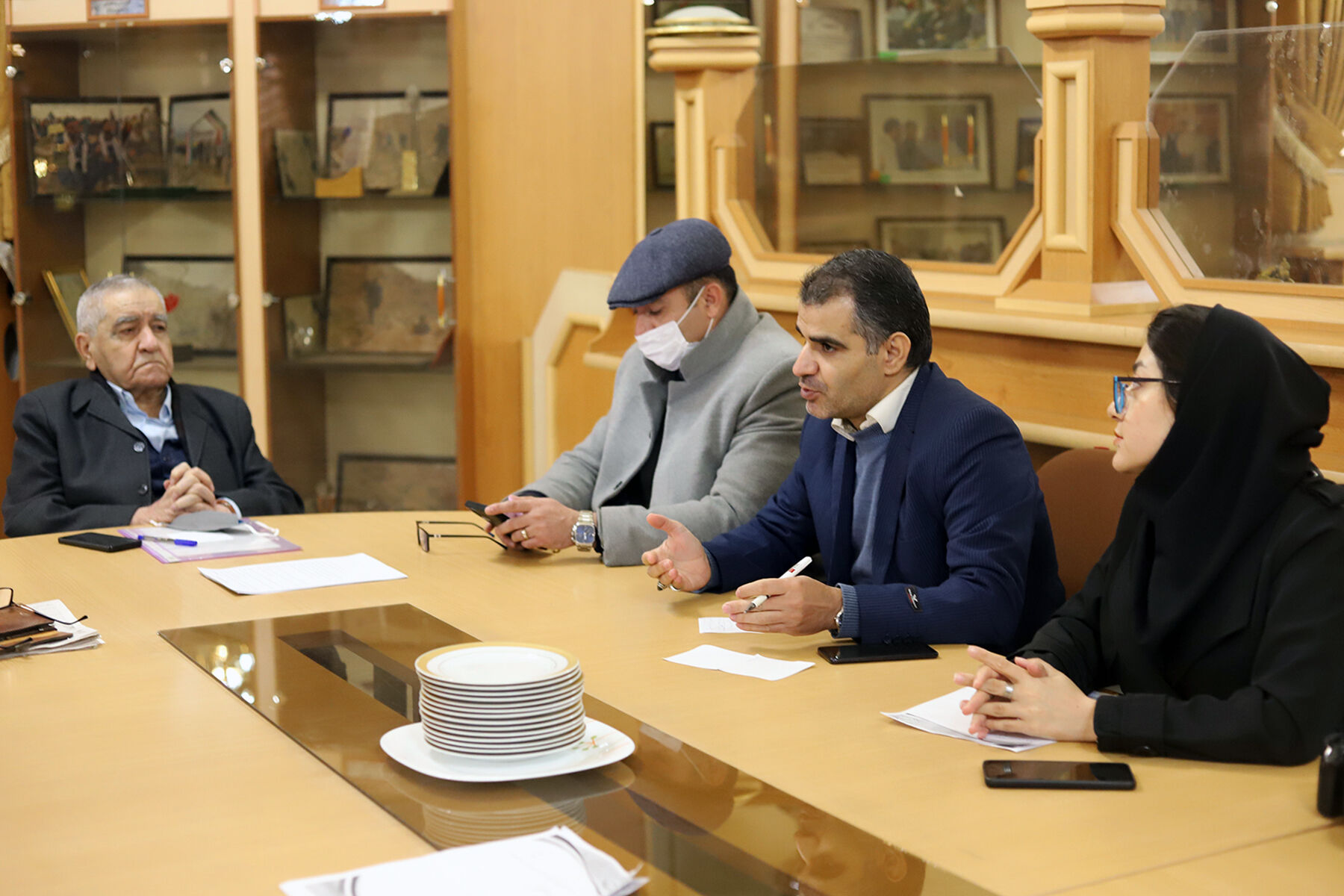 دومین جلسه هیات مدیره انجمن ورزشی نویسان