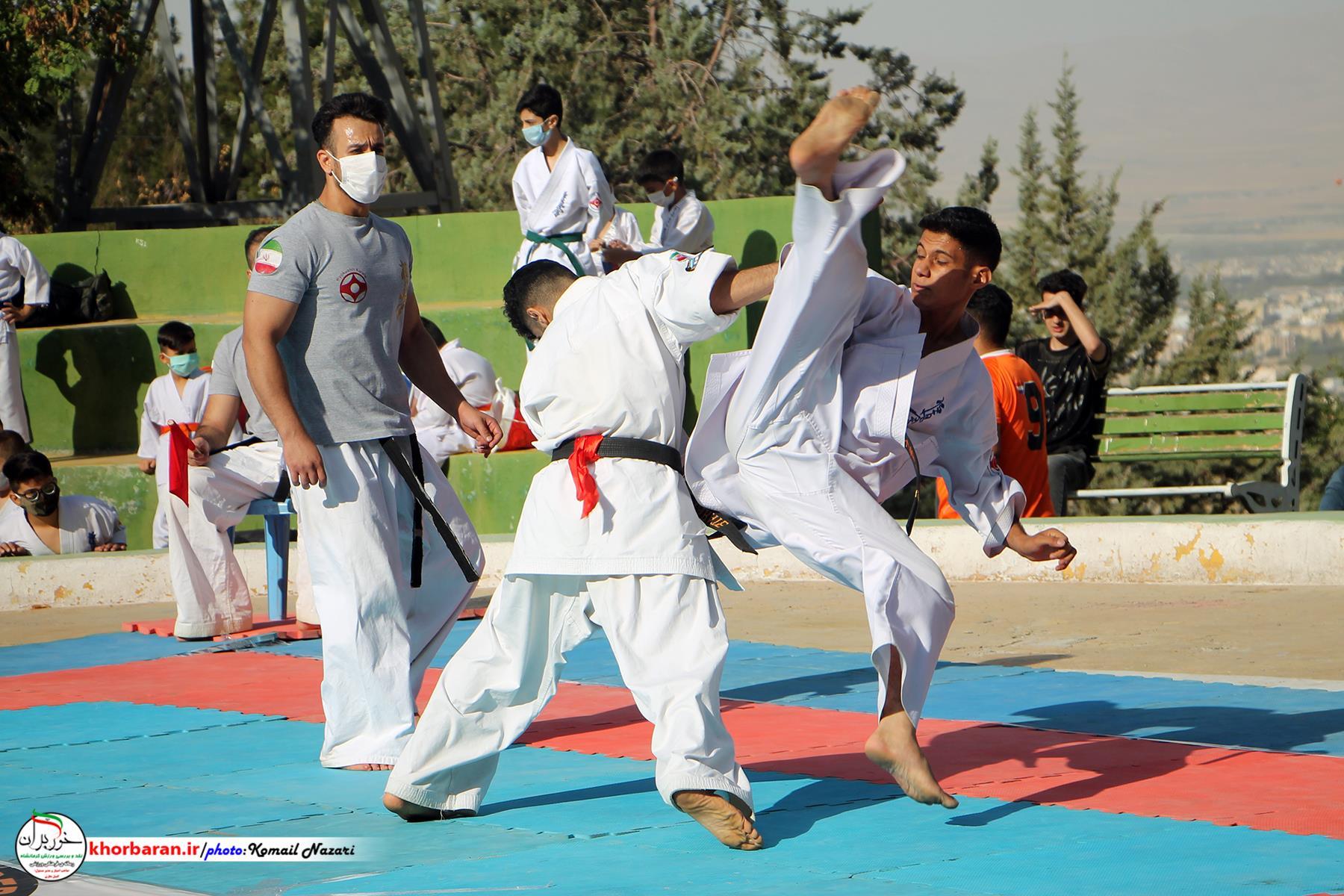  برنامه کاراته در پارک به همت سبک ifk کیوکوشین کرمانشاه