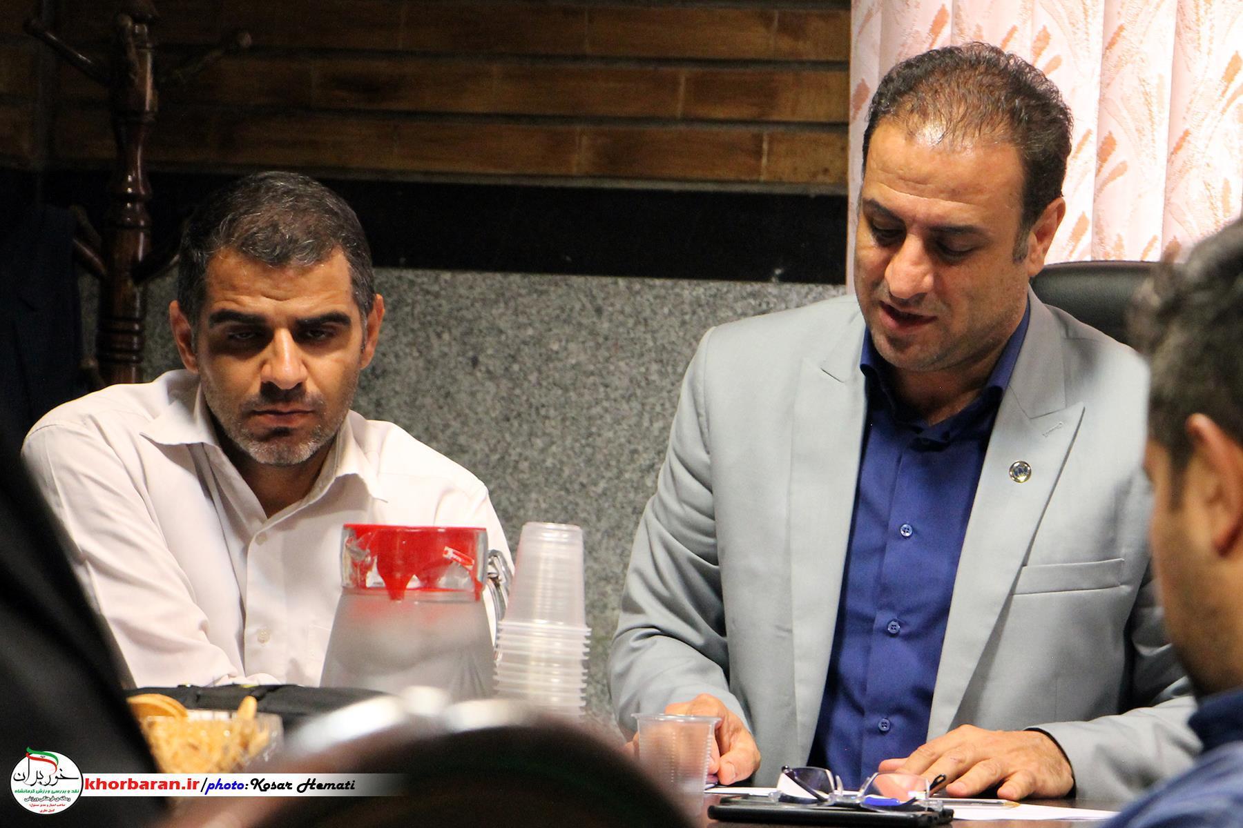  نشست رئیس هیات کاراته با انجمن ورزشی نویسان کرمانشاه