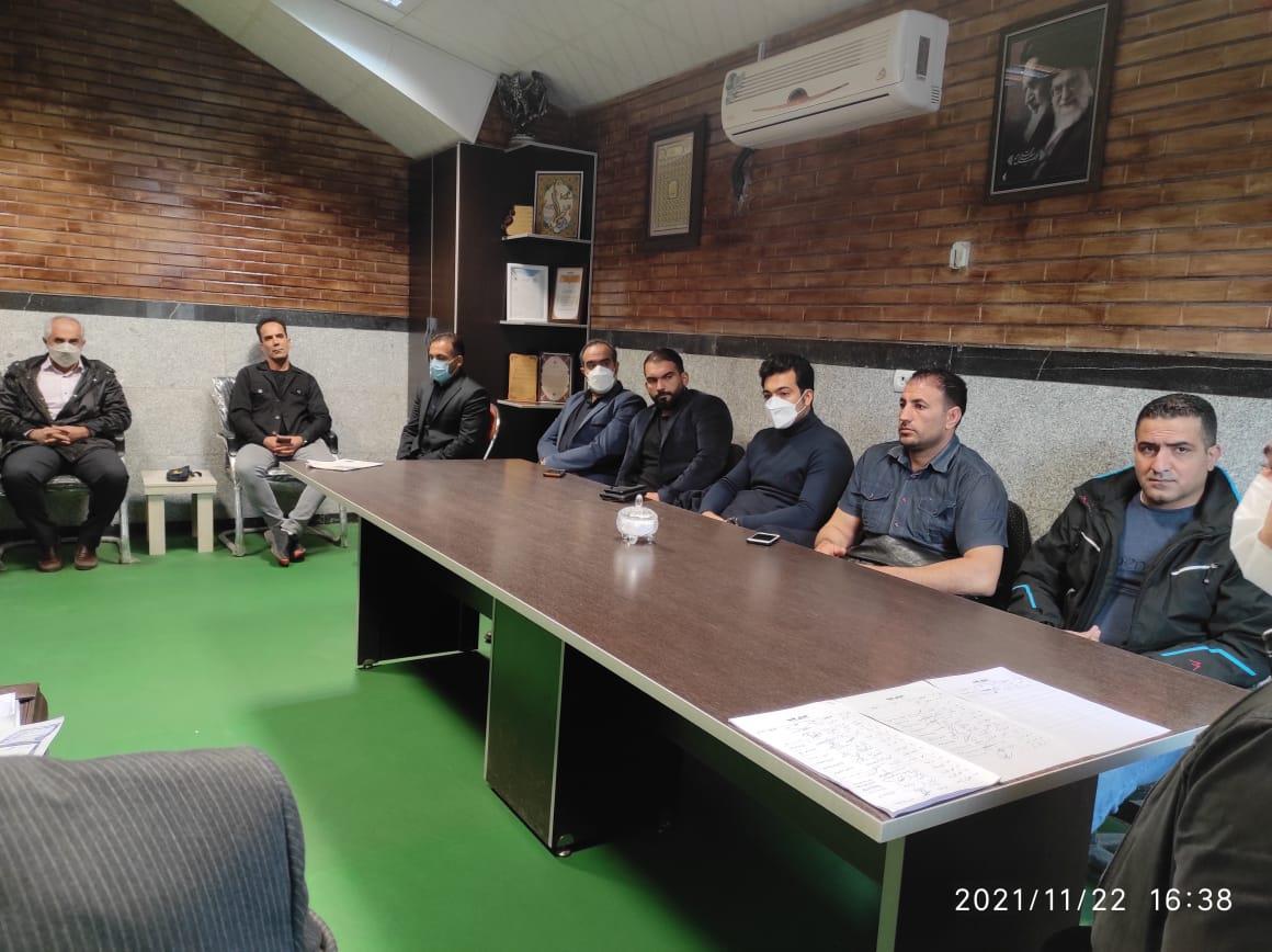  جلسه هیات کاراته با مسئولین سبک های آزاد