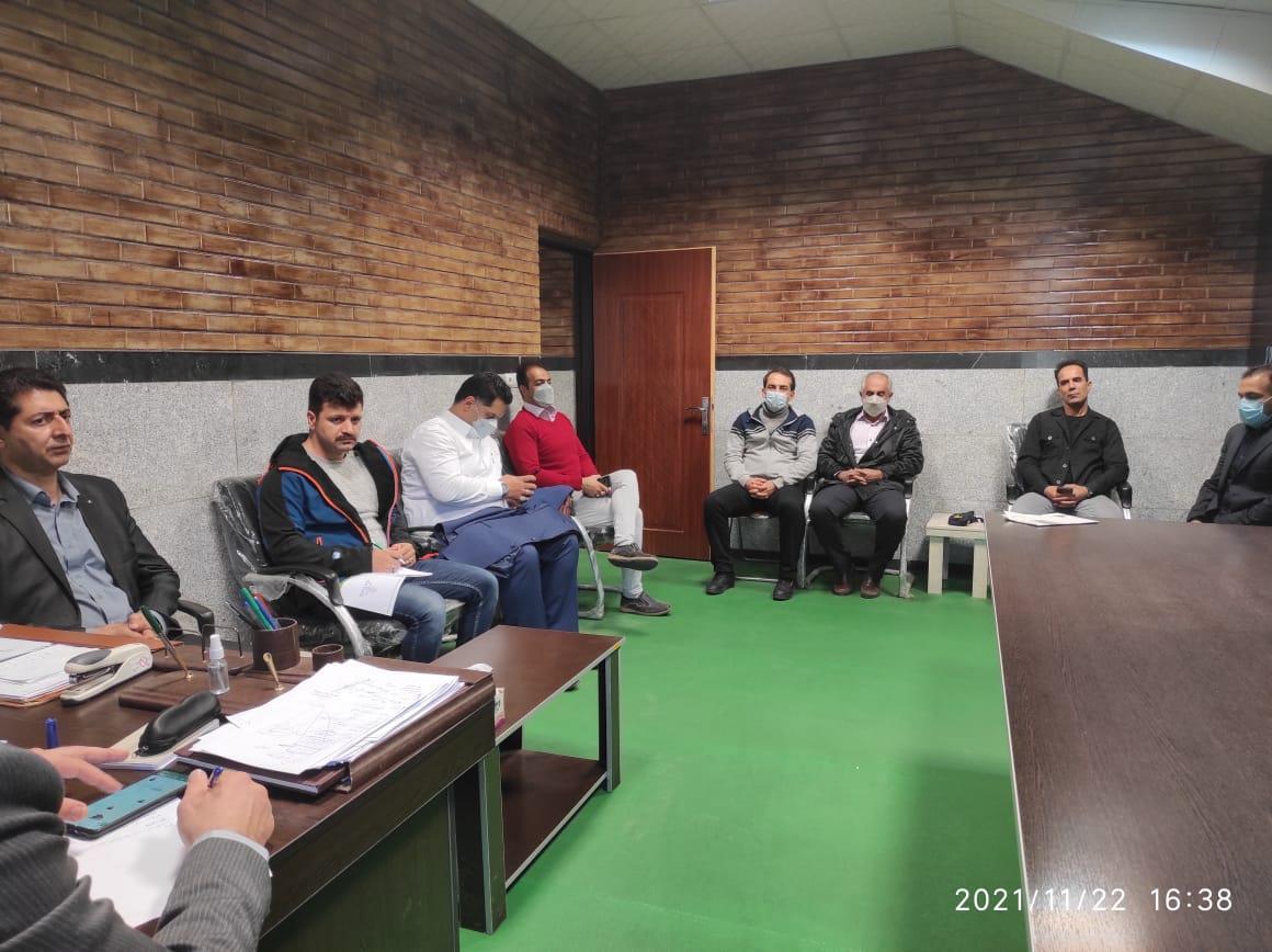  جلسه هیات کاراته با مسئولین سبک های آزاد