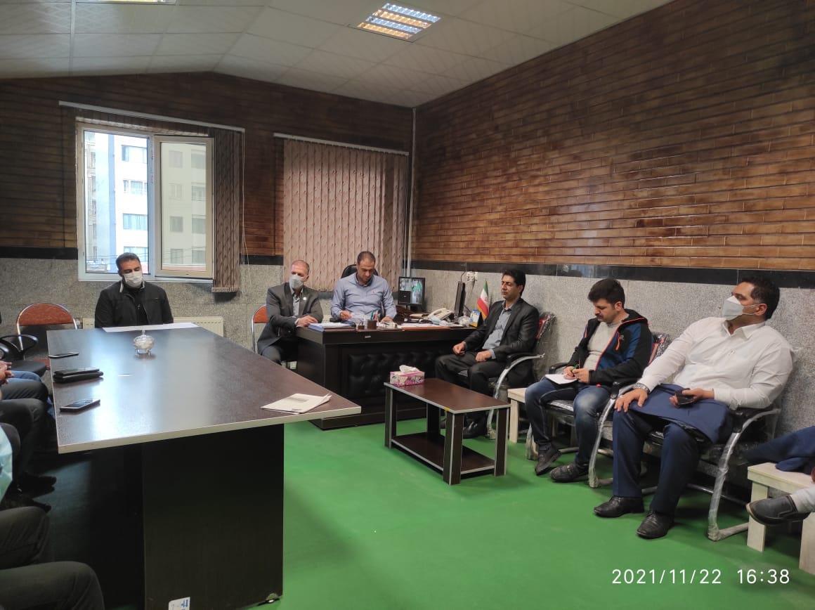  جلسه هیات کاراته با مسئولین سبک های آزاد