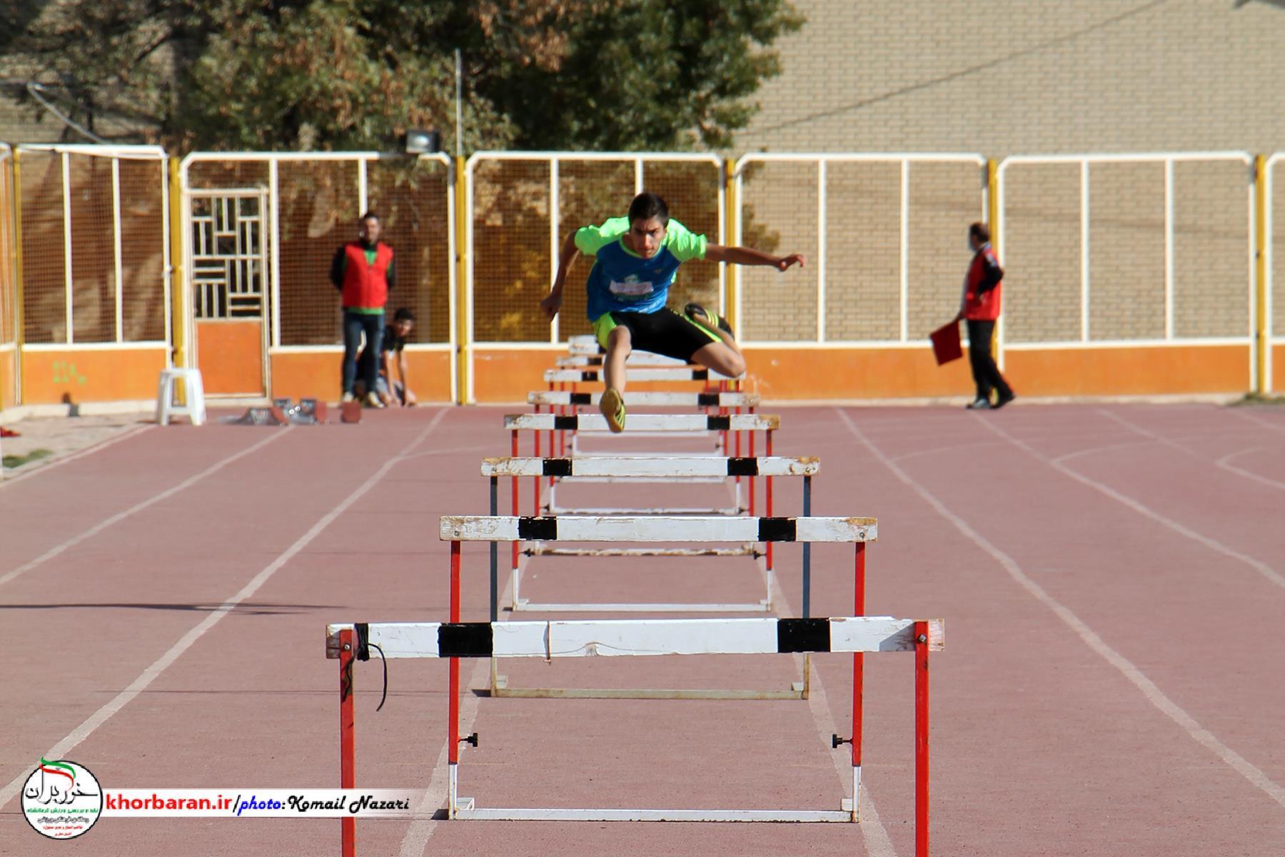 مسابقات قهرمانی دو و میدانی نونهالان در کرمانشاه
