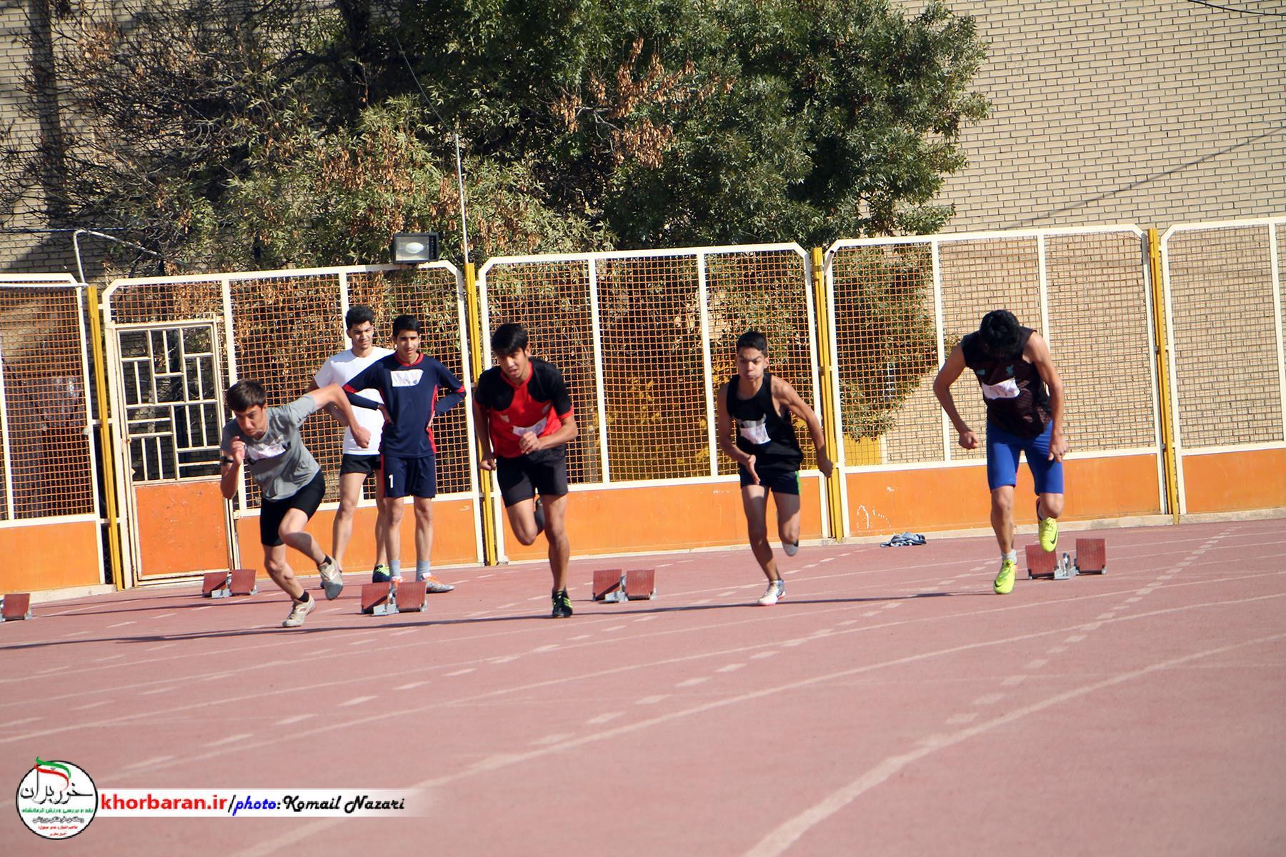  مسابقات قهرمانی دو و میدانی نونهالان در کرمانشاه