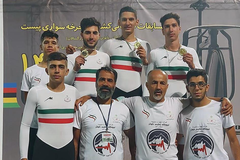 نایب قهرمانی کرمانشاه در مسابقات دوچرخه سواری