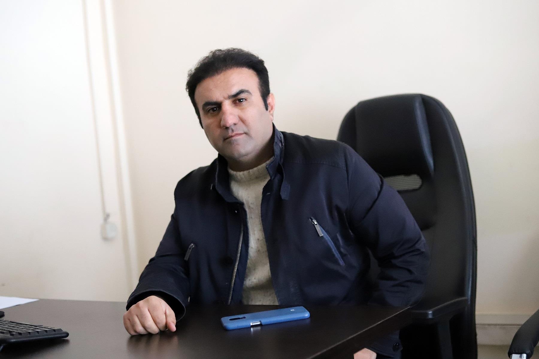 نریمان رحمانی رئیس هیات همگانی استان کرمانشاه