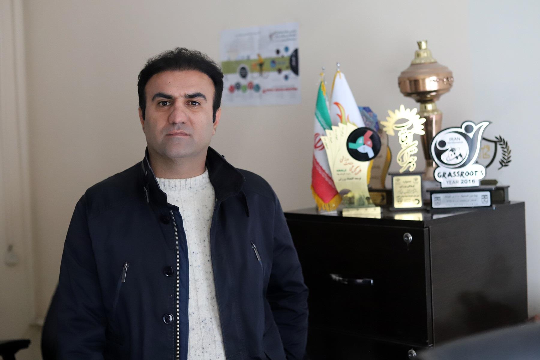 نریمان رحمانی رئیس هیات همگانی استان کرمانشاه