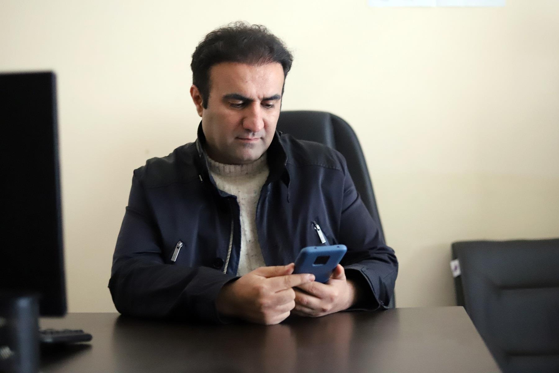 نریمان رحمانی رئیس هیات همگانی استان کرمانشاه