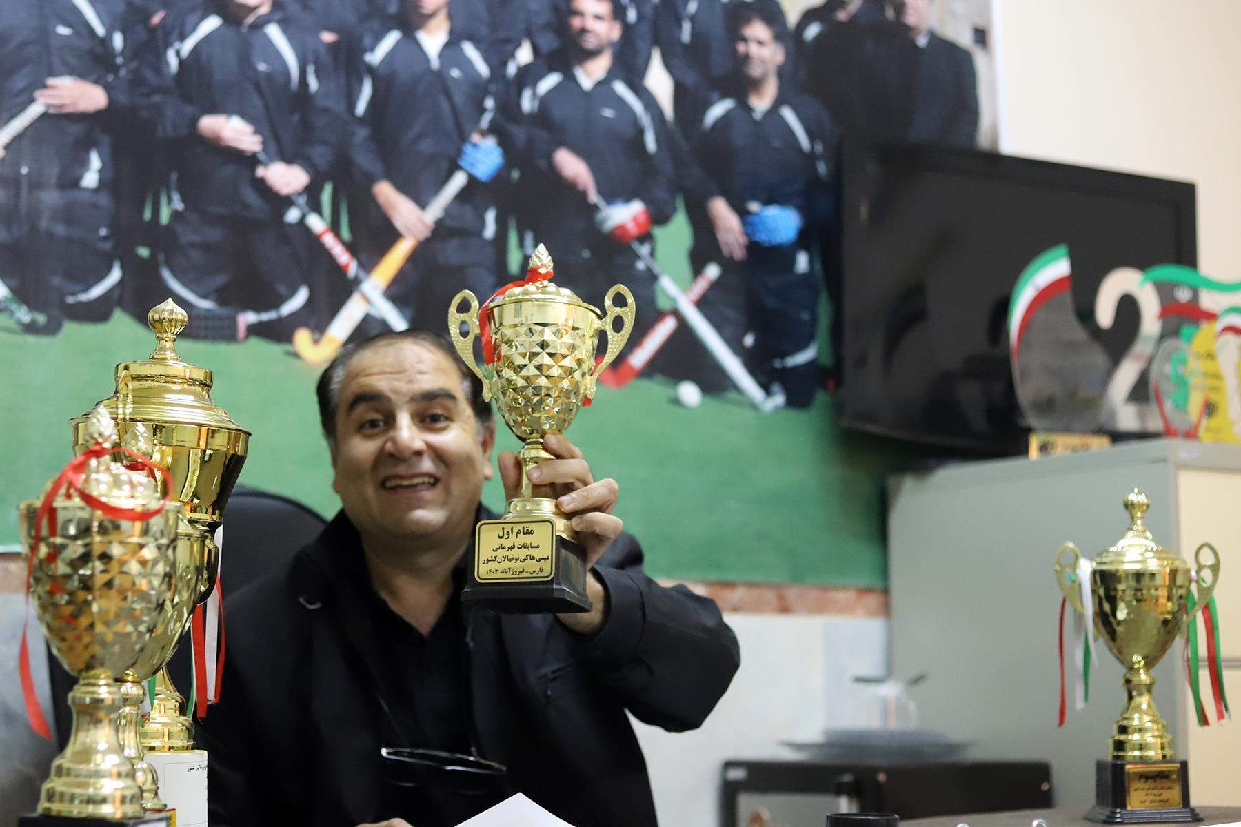 وحید اردلانی رئیس هیات هاکی کرمانشاه