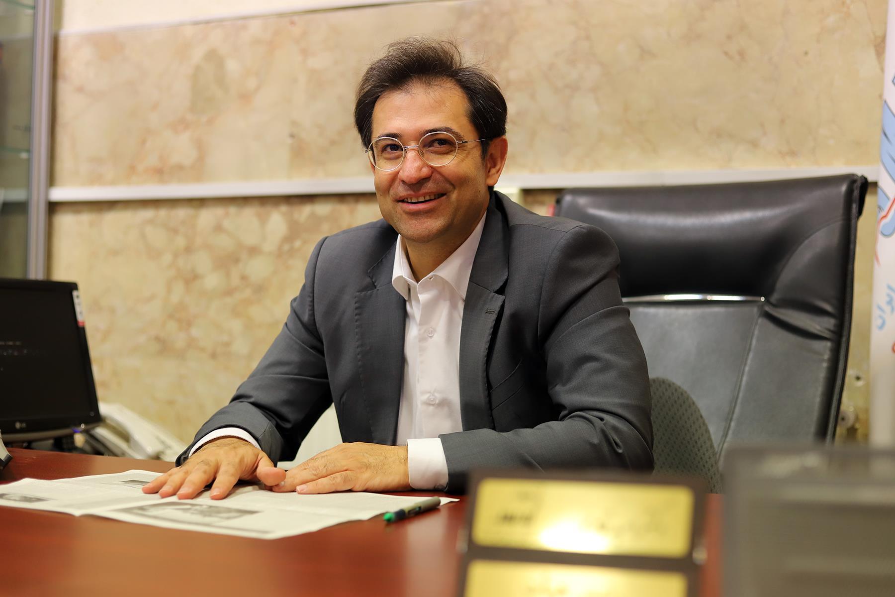 امید قادری رئیس هیات پزشکی ورزشی کرمانشاه