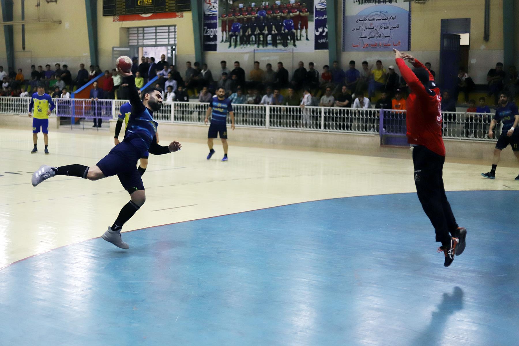 هندبال زاگرس اسلام آباد و رعد پدافند 