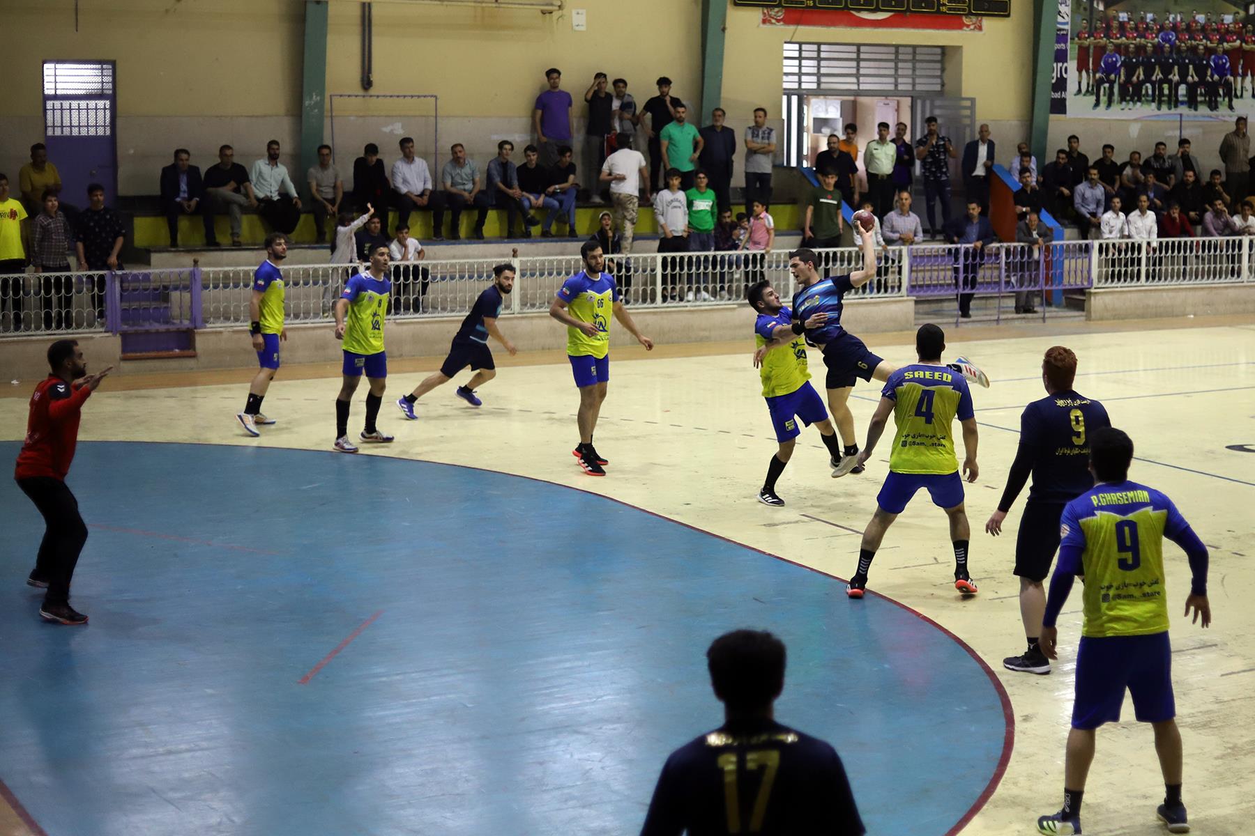 هندبال زاگرس اسلام آباد و رعد پدافند 