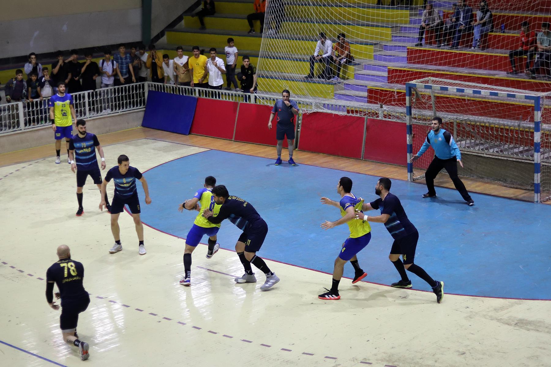 هندبال زاگرس اسلام آباد و رعد پدافند 