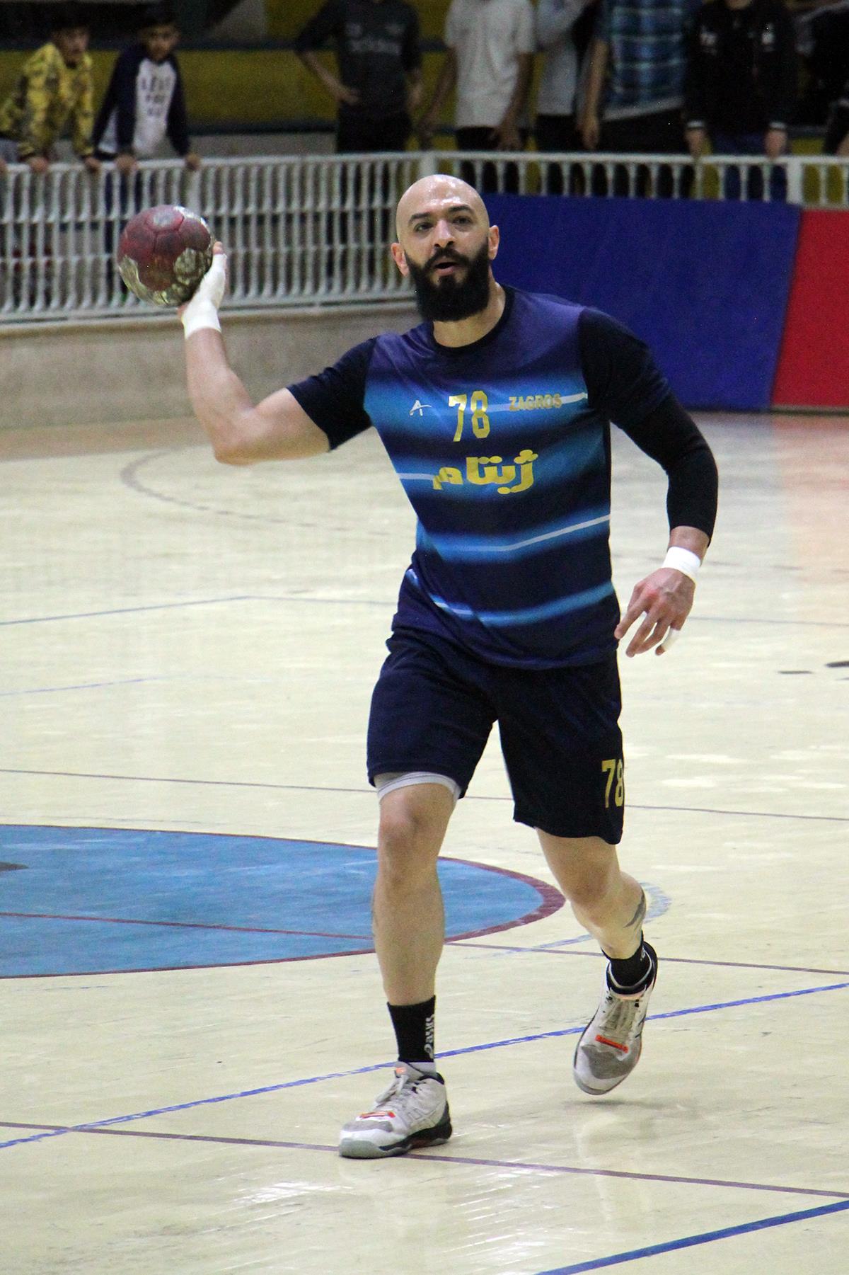 هندبال زاگرس اسلام آباد و رعد پدافند 