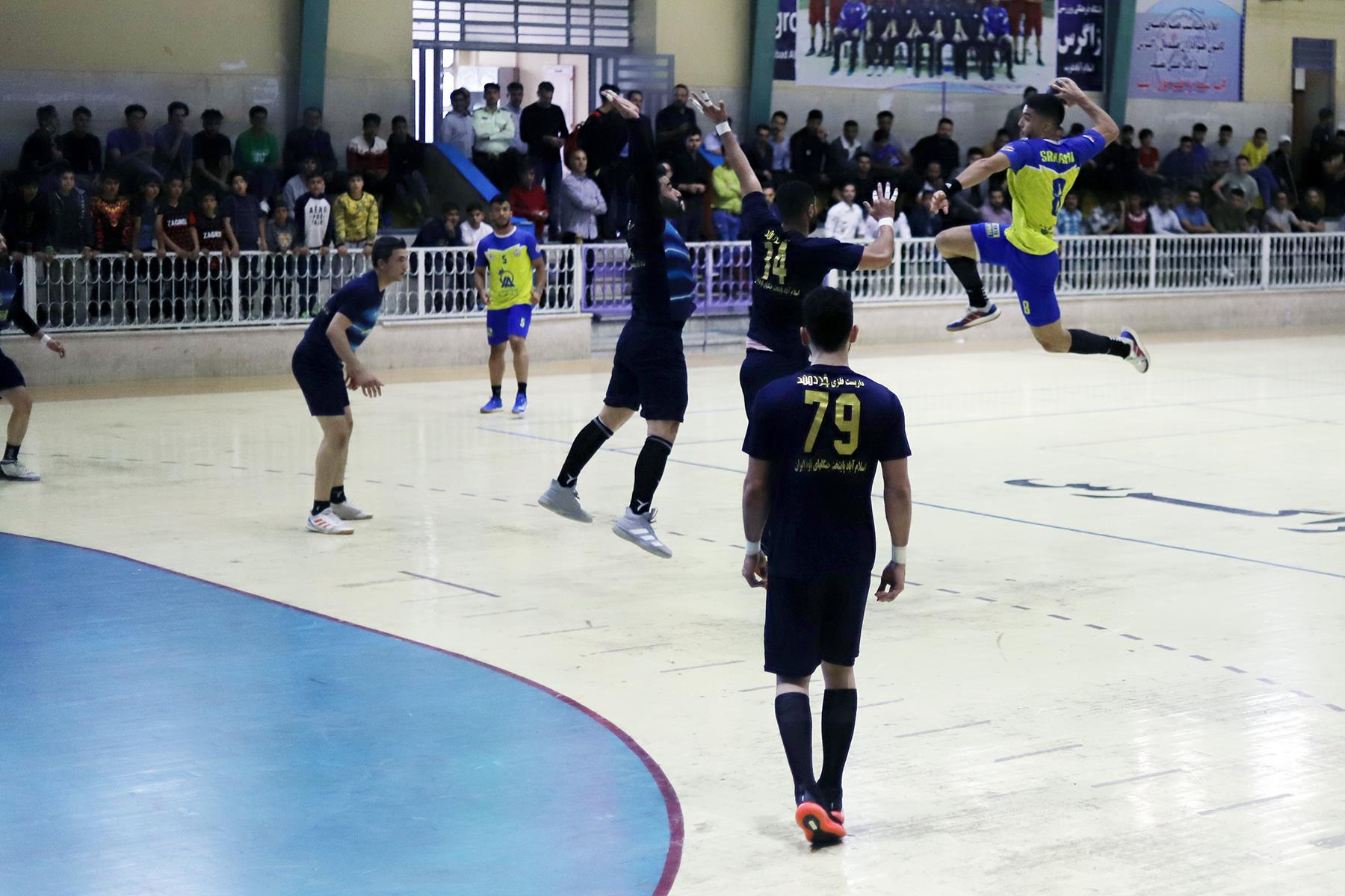 هندبال زاگرس اسلام آباد و رعد پدافند 