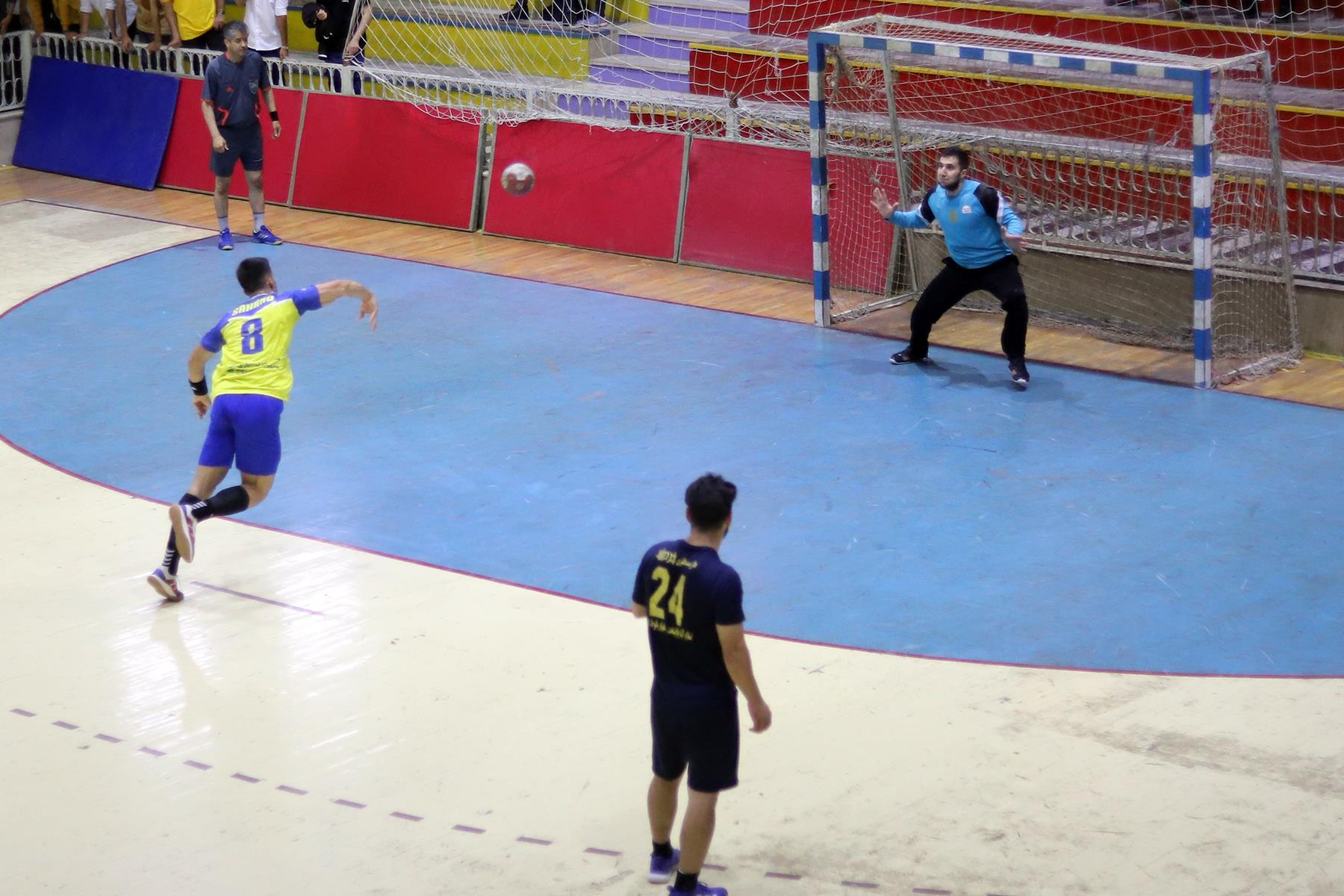 هندبال زاگرس اسلام آباد و رعد پدافند 