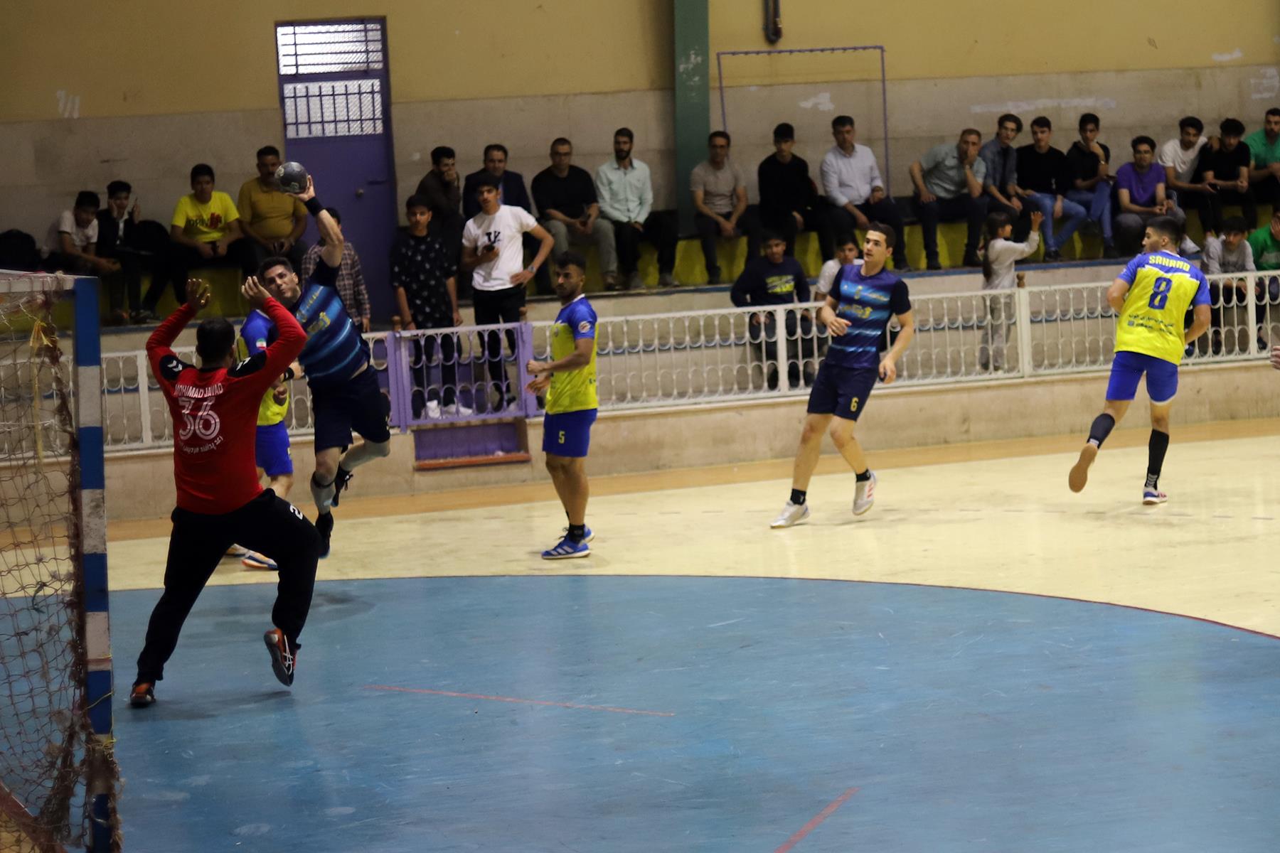 هندبال زاگرس اسلام آباد و رعد پدافند 