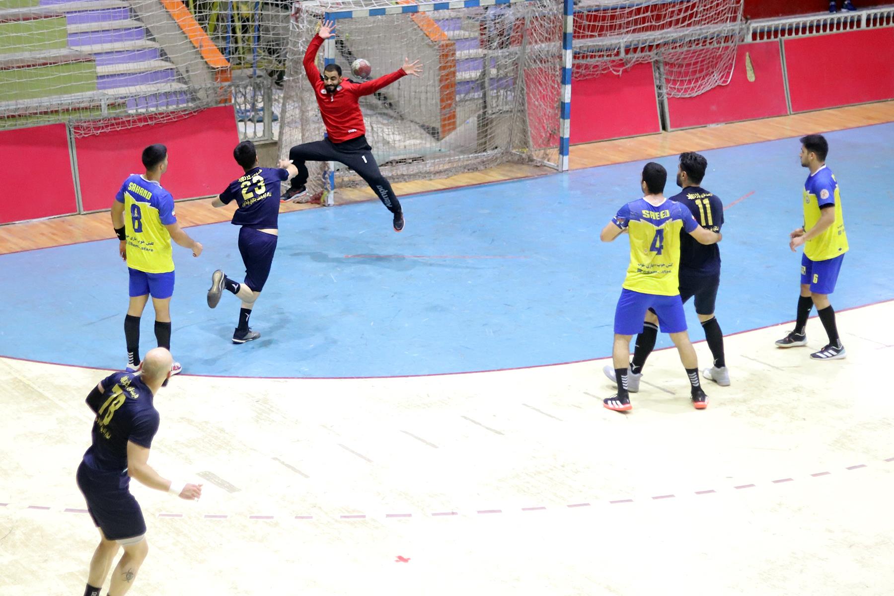 هندبال زاگرس اسلام آباد و رعد پدافند 