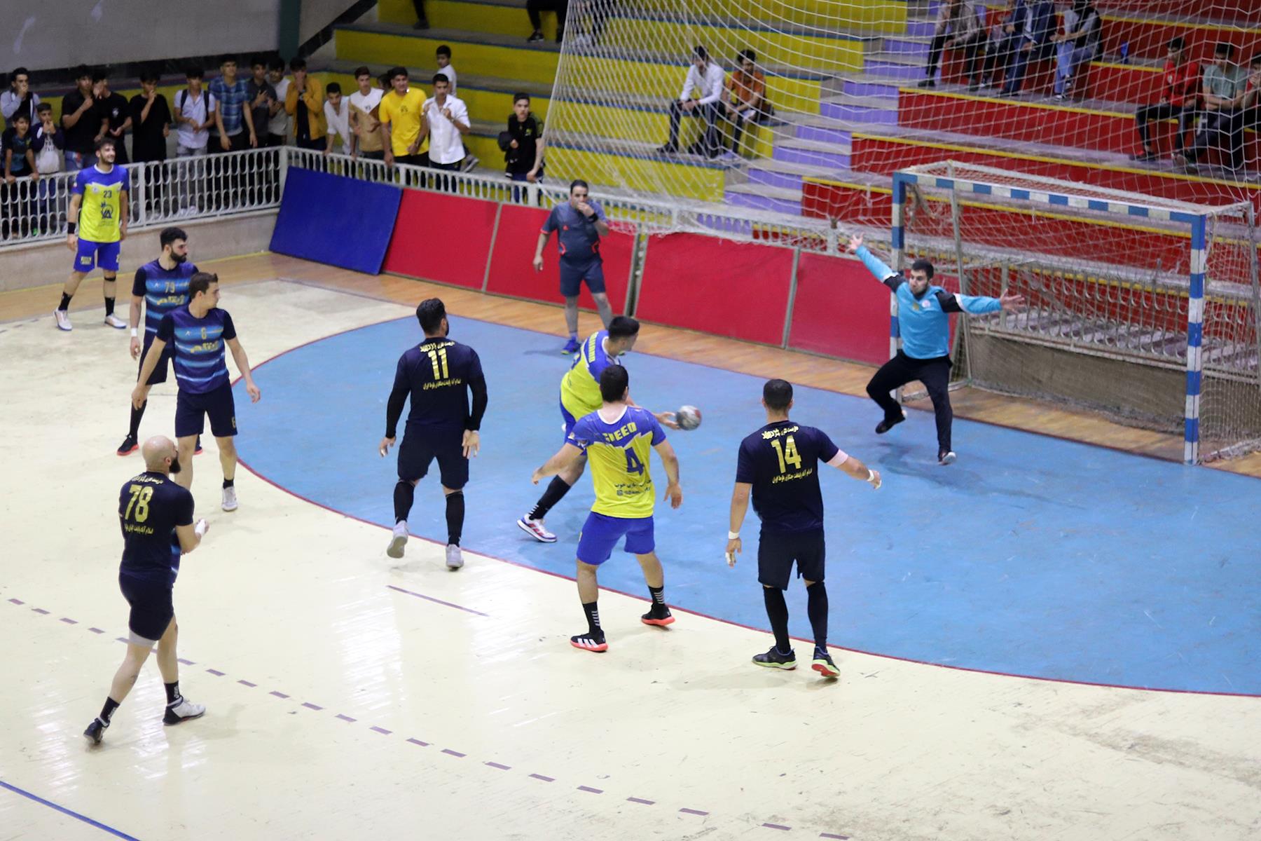 هندبال زاگرس اسلام آباد و رعد پدافند 