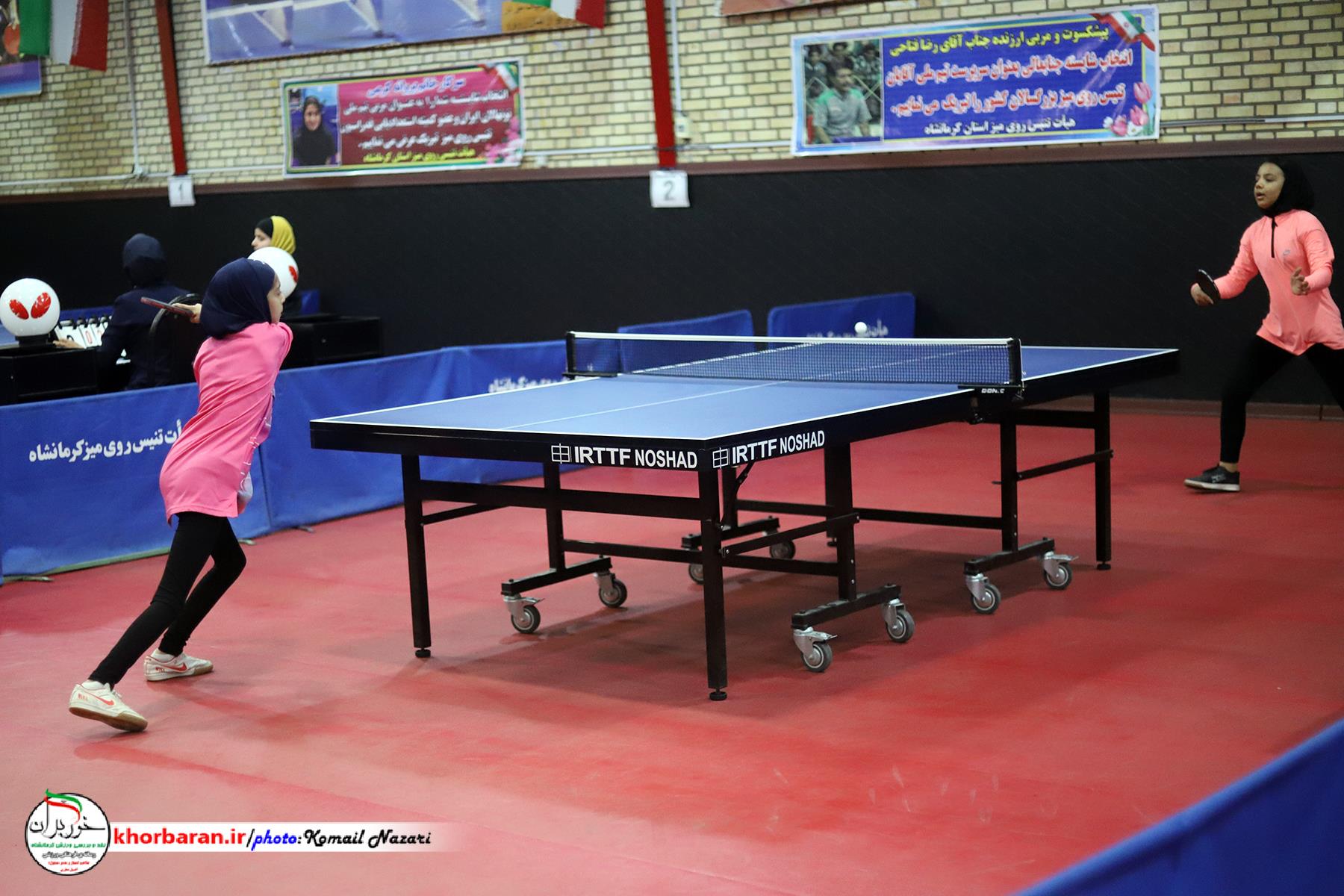  مسابقات تنیس روی میز هوپس دختران کشور درکرمانشاه
