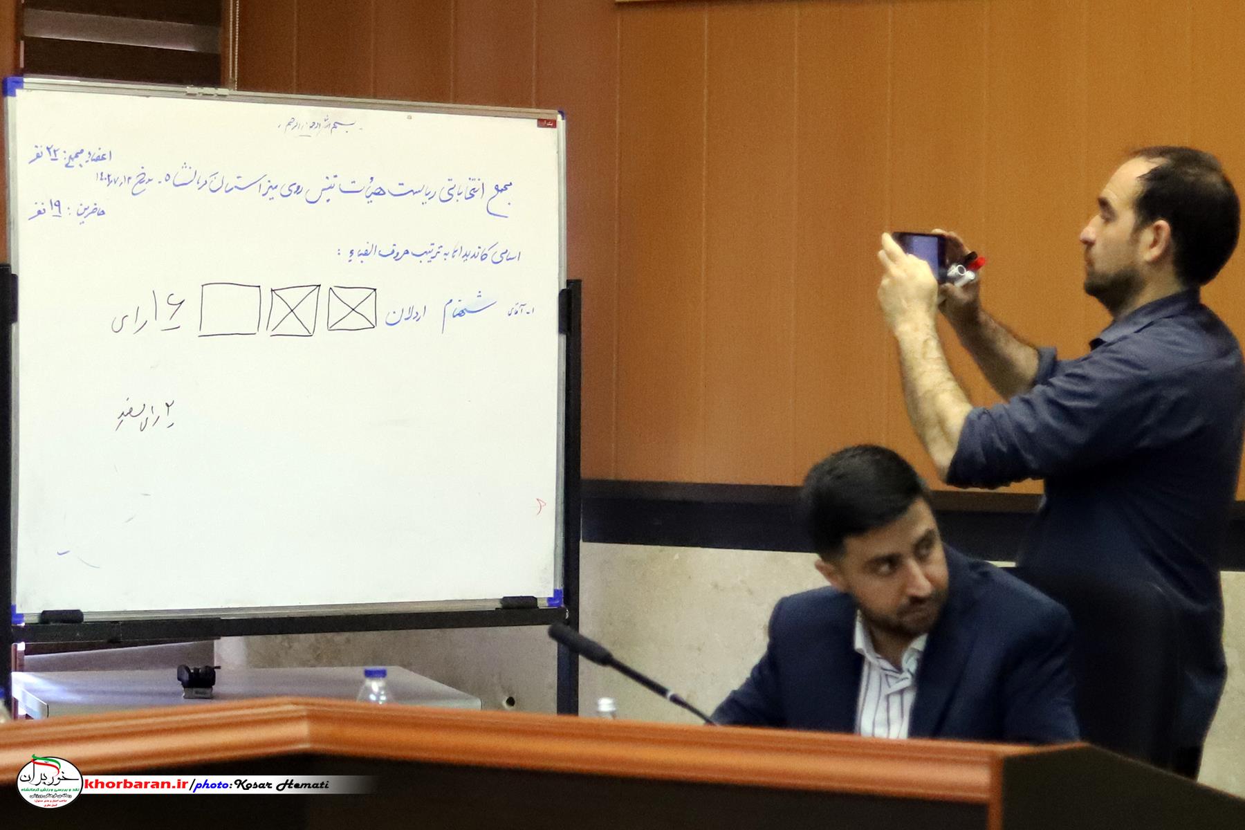 شهنام اردلان وارد دوره سوم ریاست شد