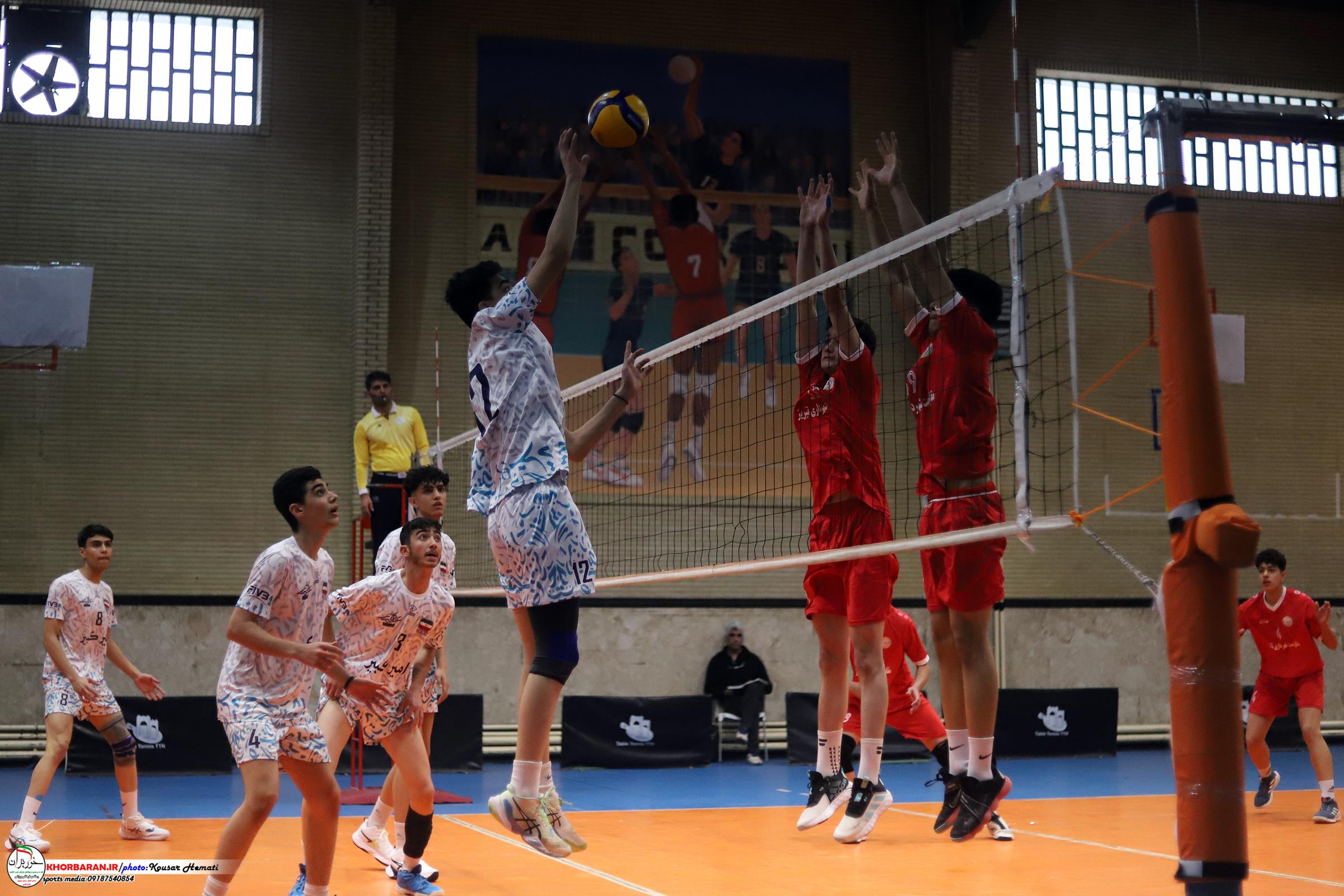 روز چهارم والیبال نوجوانان