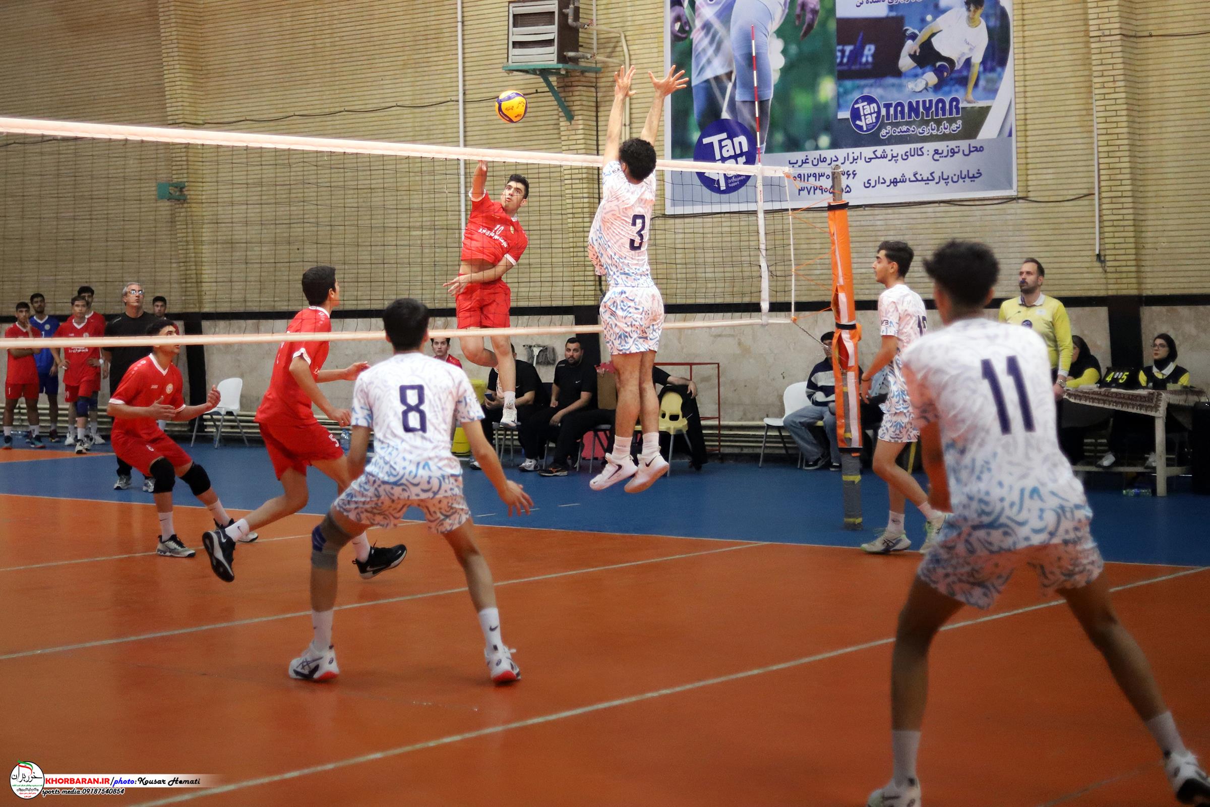 روز چهارم والیبال نوجوانان