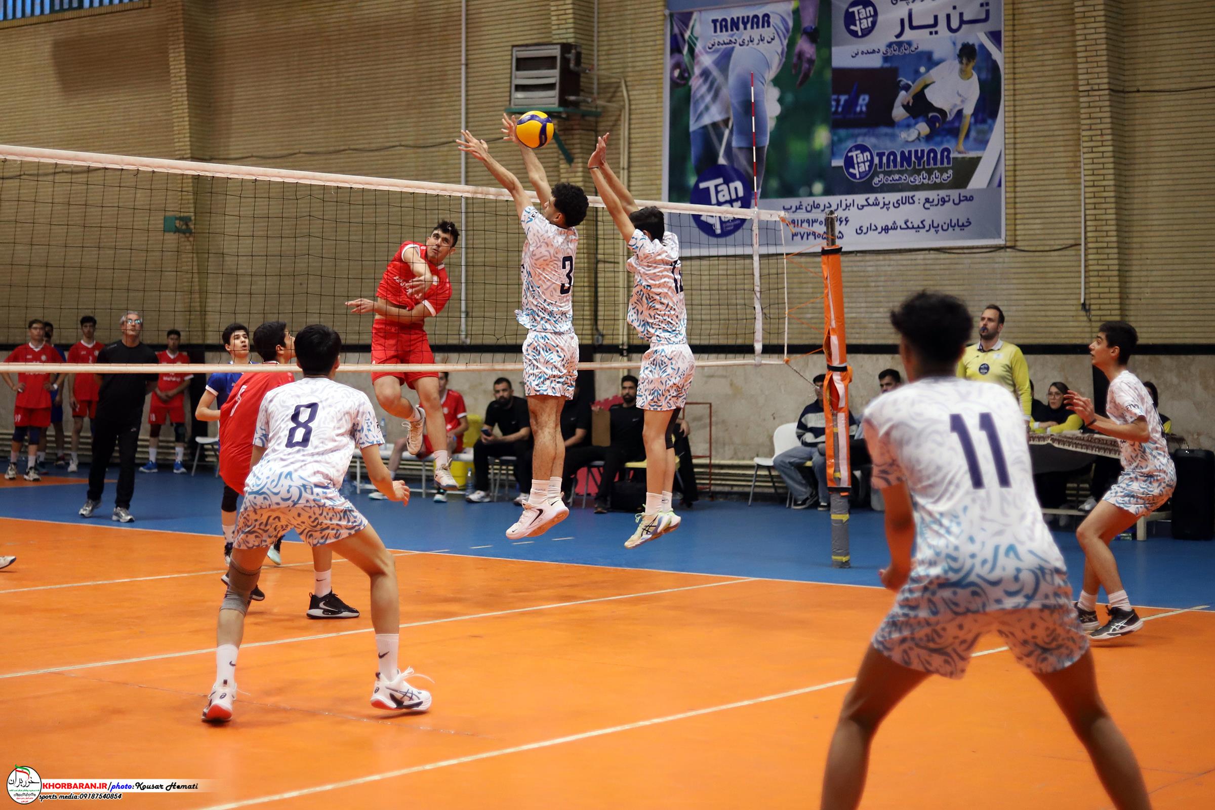 روز چهارم والیبال نوجوانان