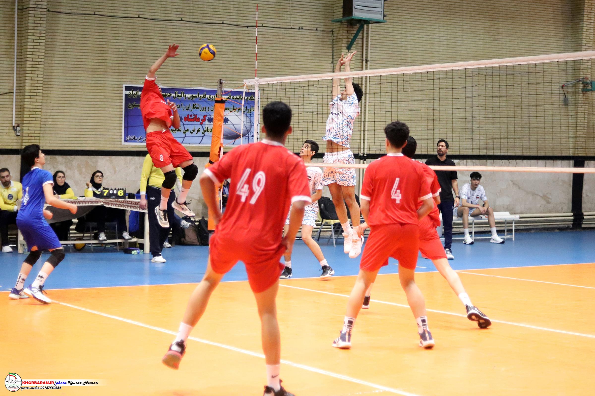 روز چهارم والیبال نوجوانان