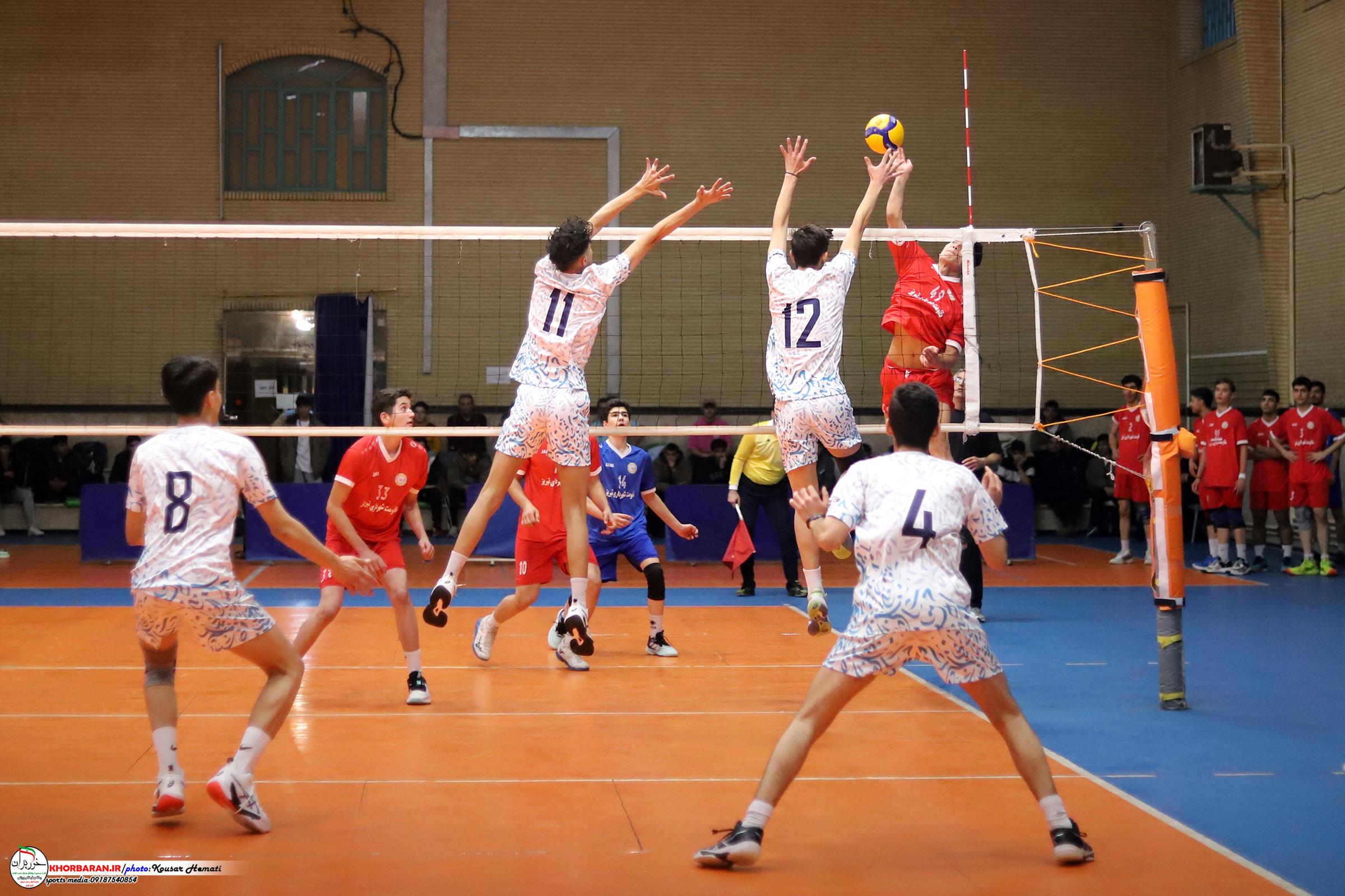 روز چهارم والیبال نوجوانان