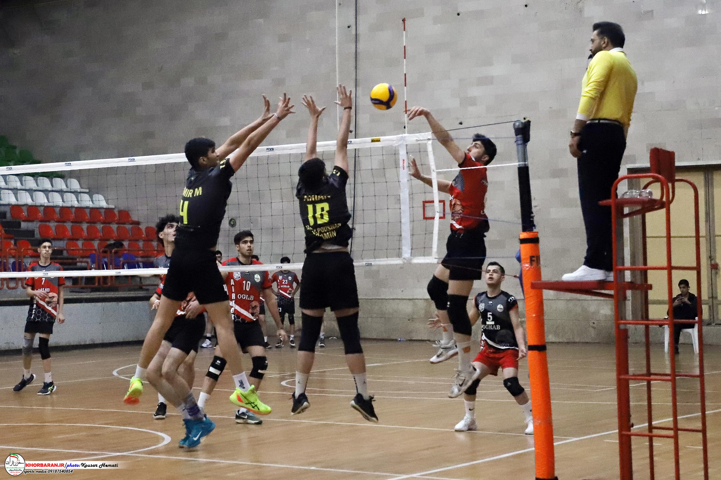 روز چهارم والیبال نوجوانان