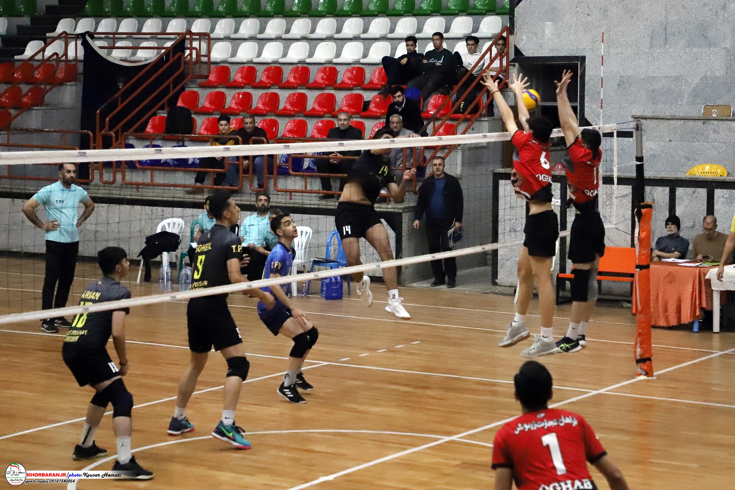 گزارش تصویری/روز چهارم مسابقات والیبال نوجوانان
