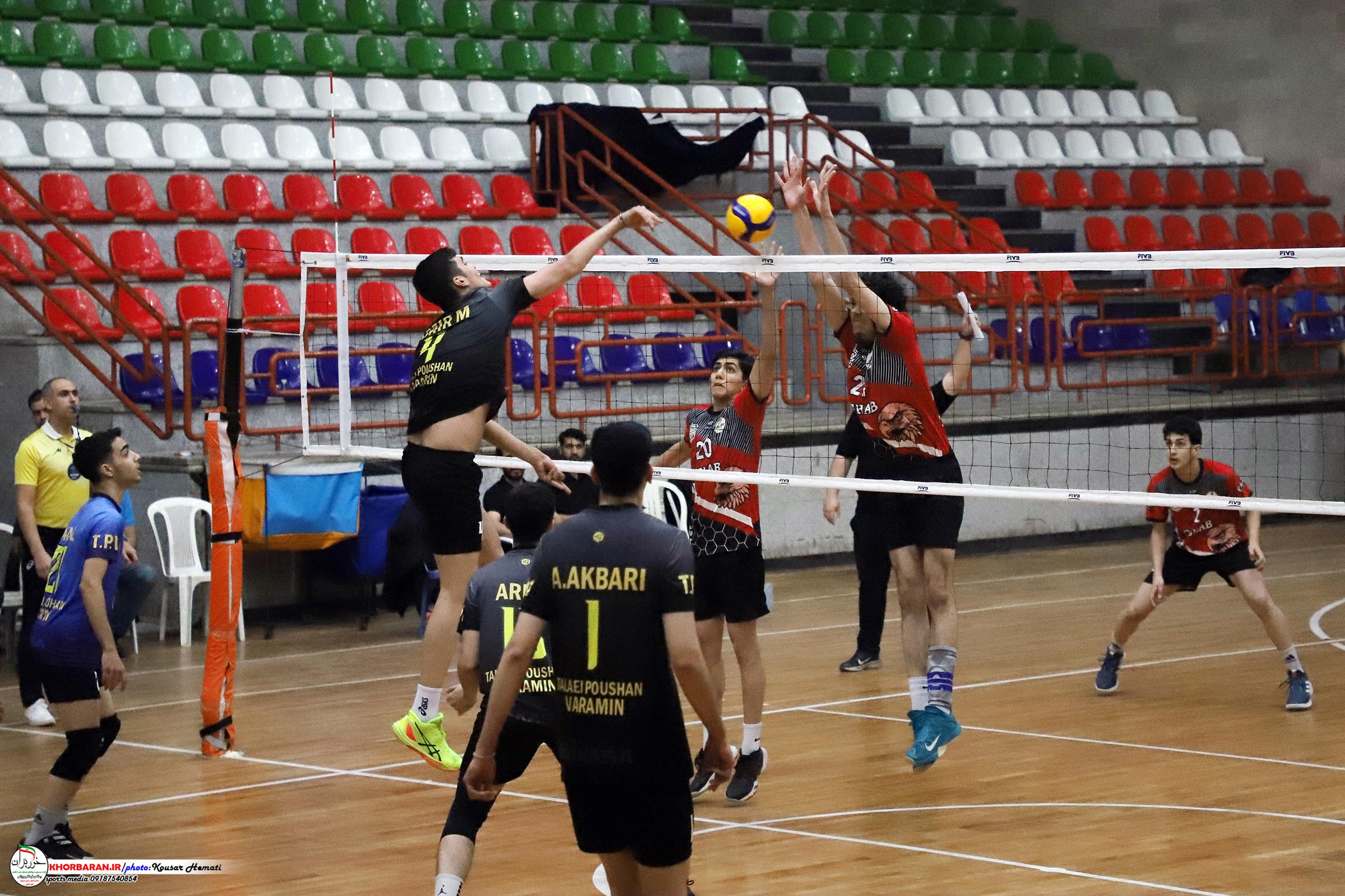 پیروزی‌های پرهیجان در لیگ دسته یک والیبال کشور