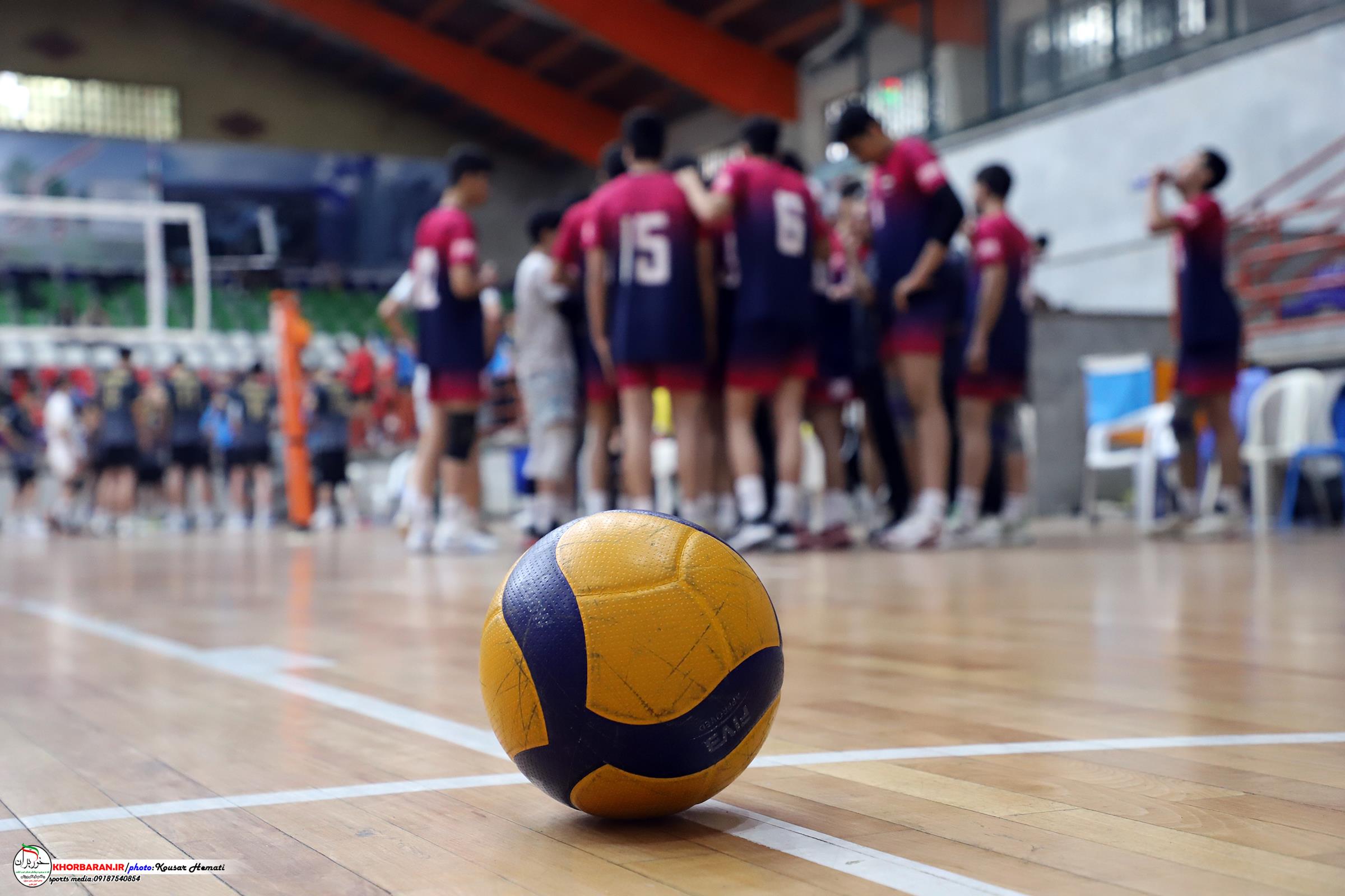 گزارش تصویری روز دوم مسابقات والیبال 