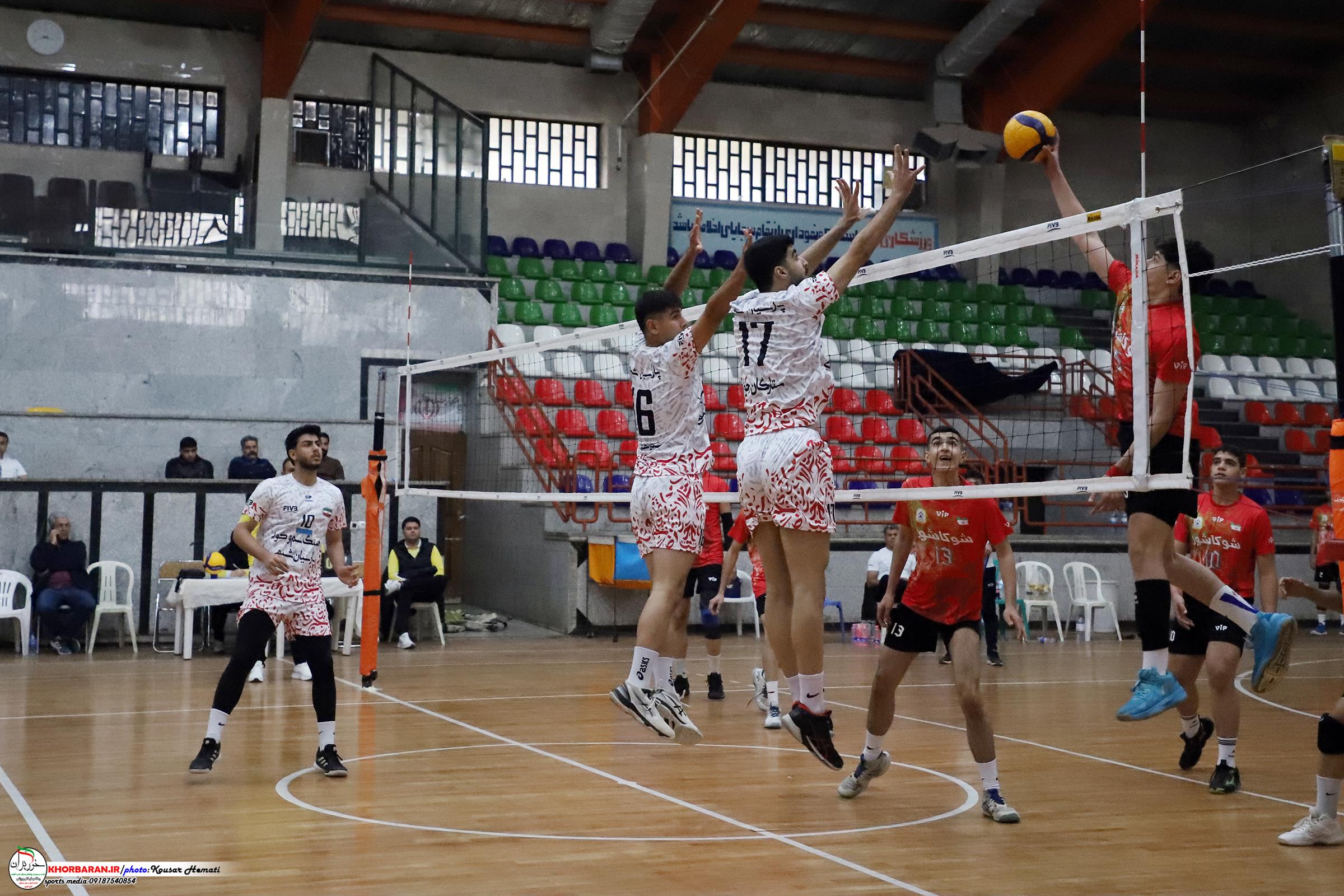 گزارش تصویری روز دوم مسابقات والیبال 