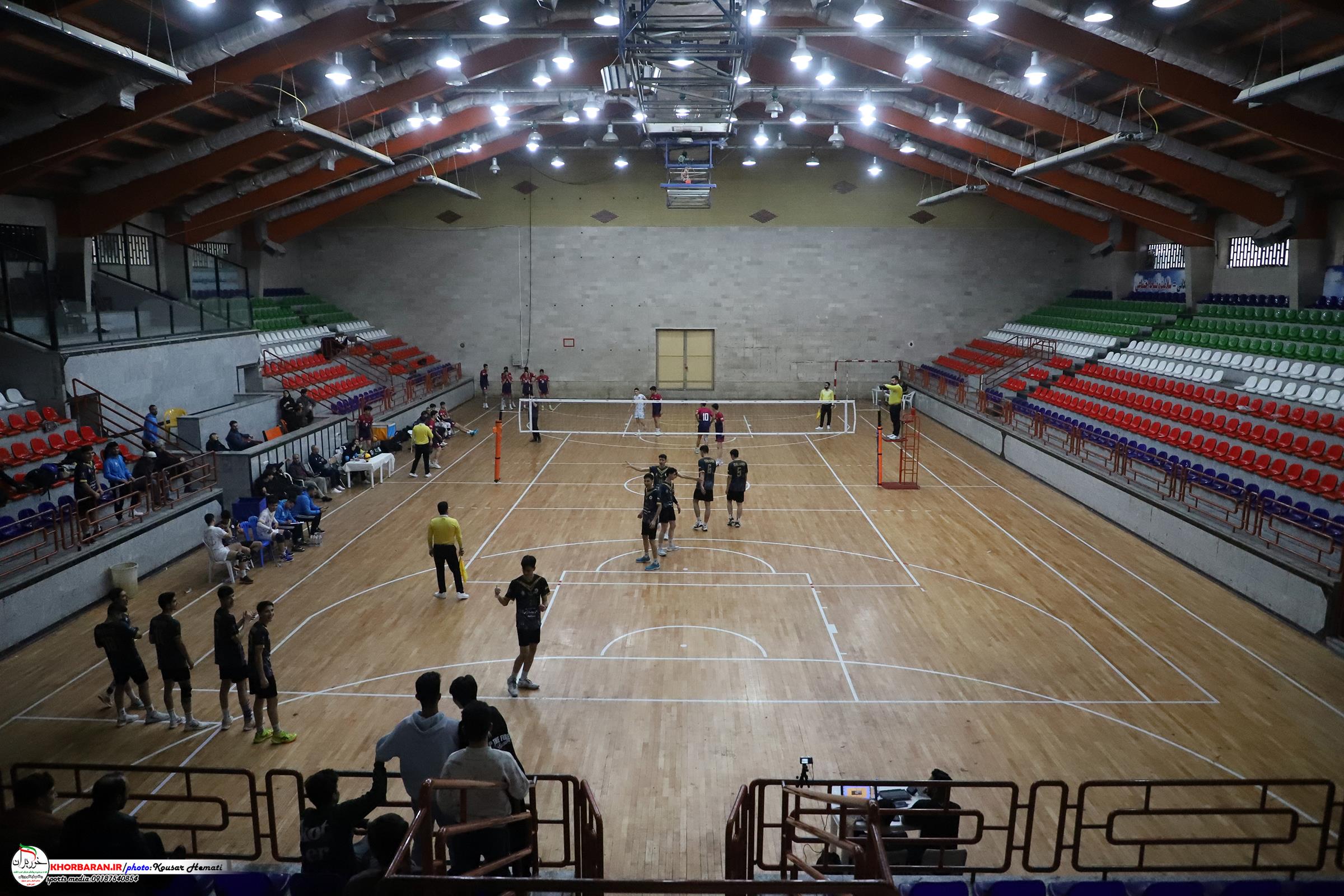 گزارش تصویری روز دوم مسابقات والیبال 