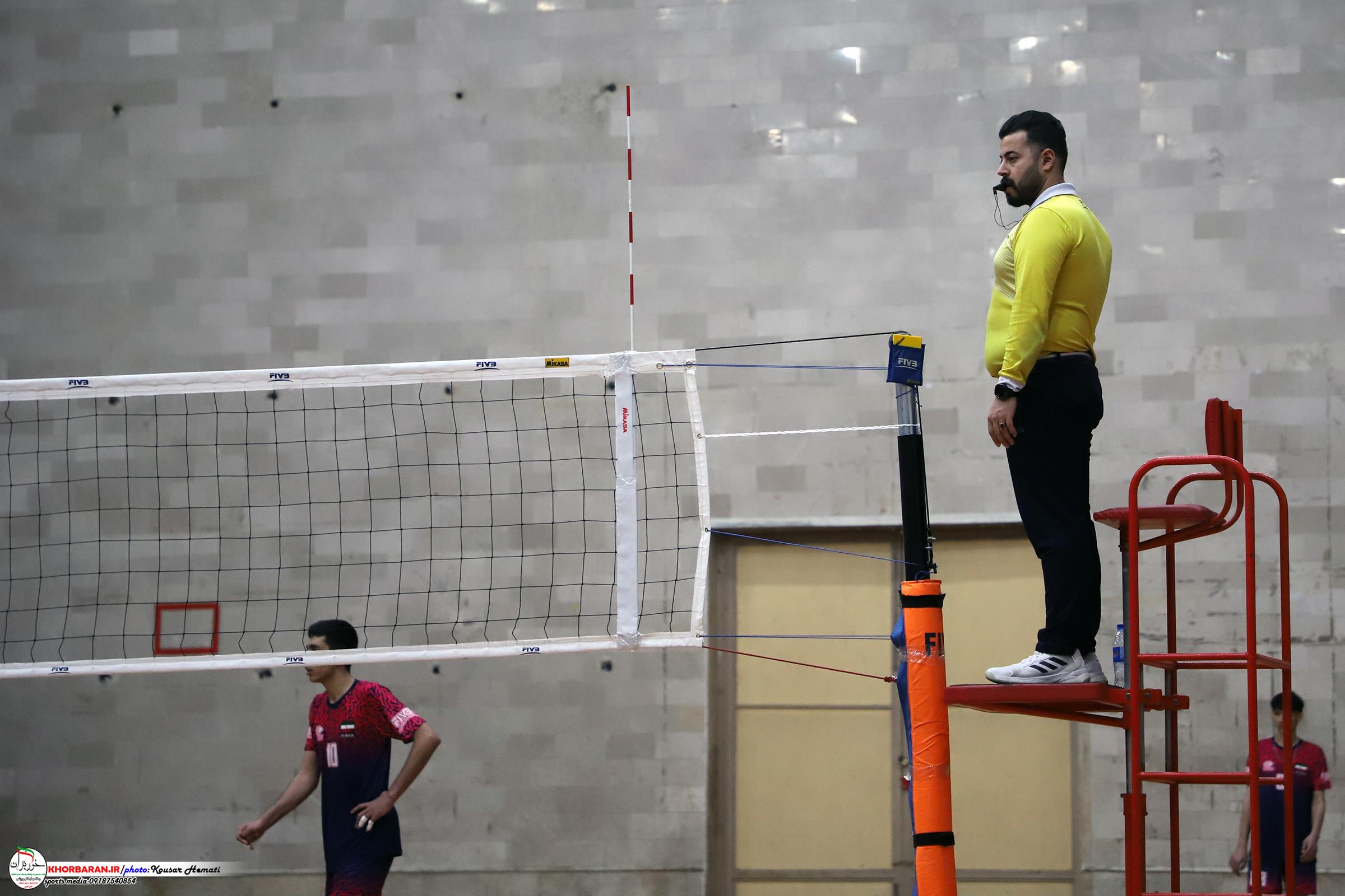 گزارش تصویری روز دوم مسابقات والیبال 