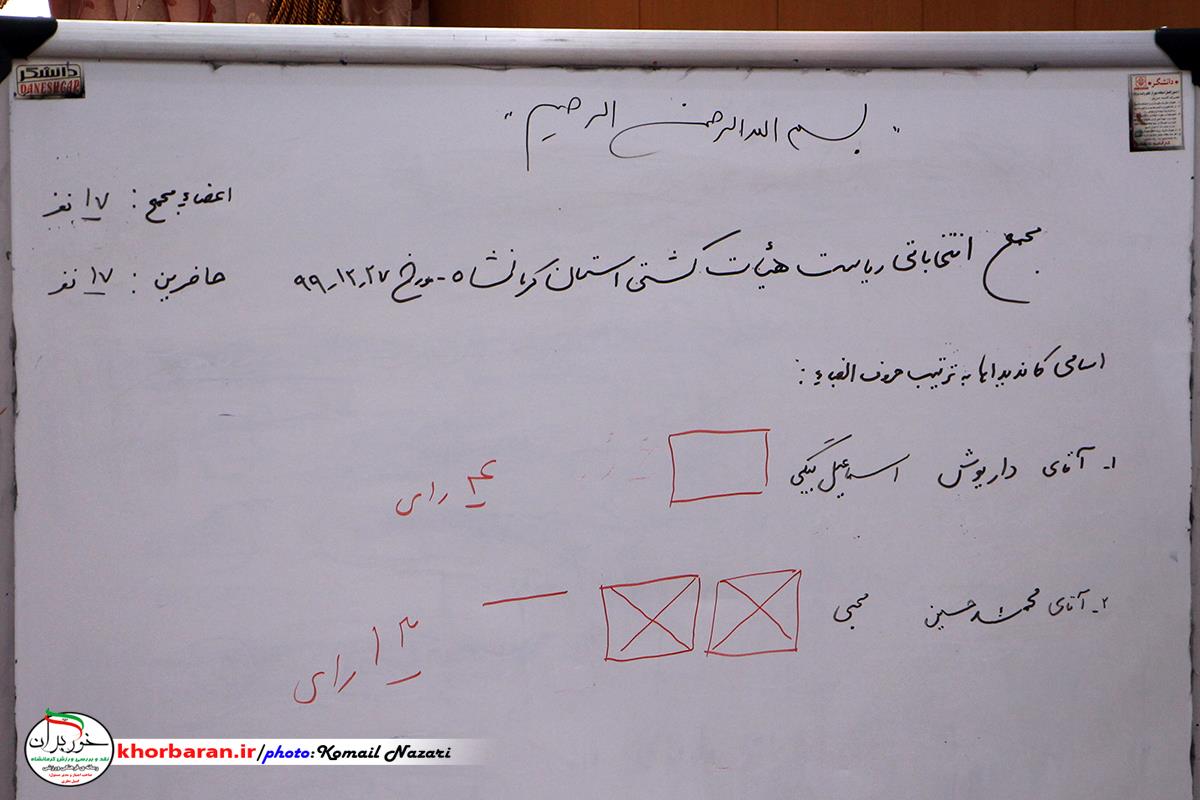   انتخابات هیات کشتی استان کرمانشاه