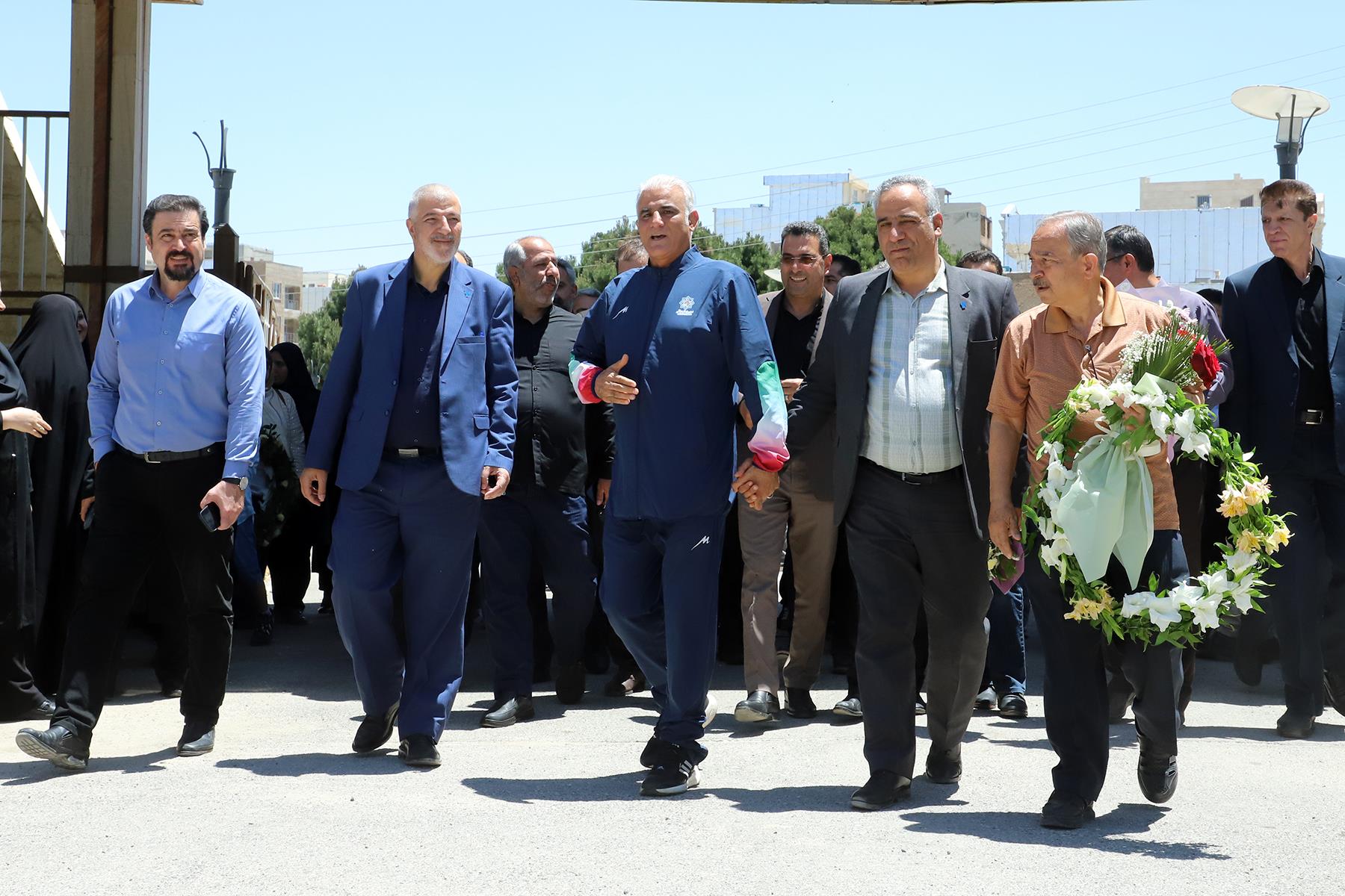 استقبال از کامران قدرتی و محمدرضا حسینی